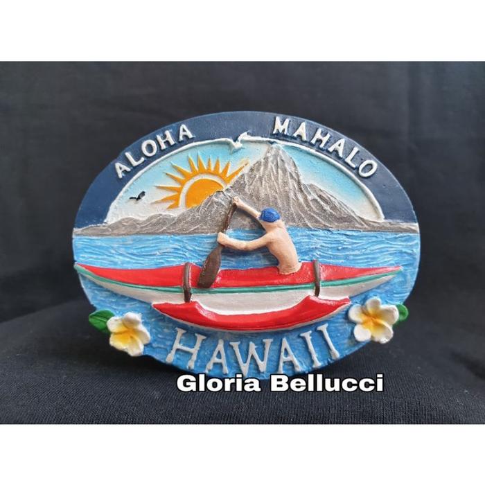 souvenir hawaii aloha tempelan magnet kulkas hawai mahalo amerika serikat