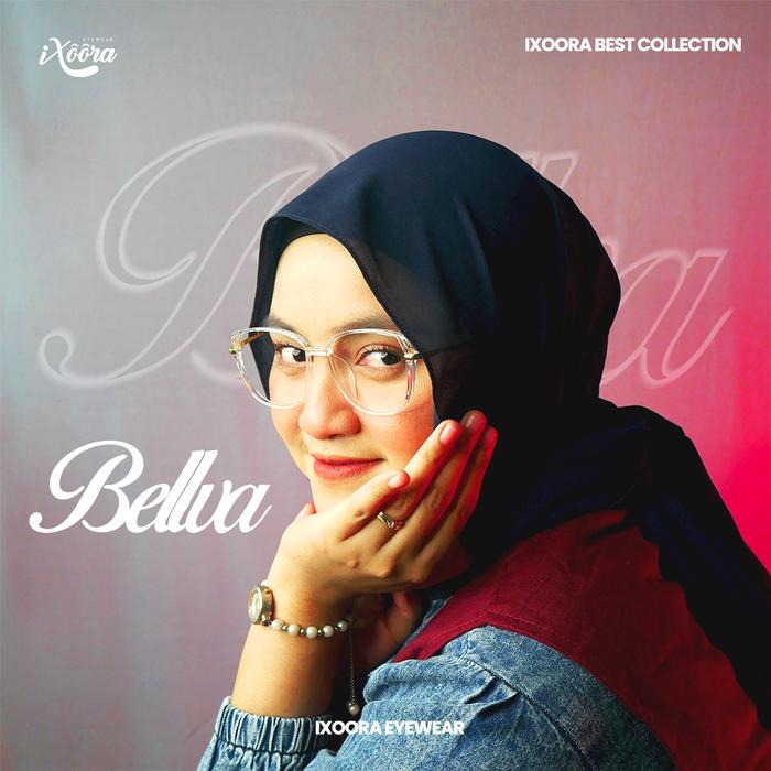 Ixoora Bellva - Frame Kacamata Minus Photocromic Anti Radiasi Pria Wanita Blueray Sinar Biru Bluecro