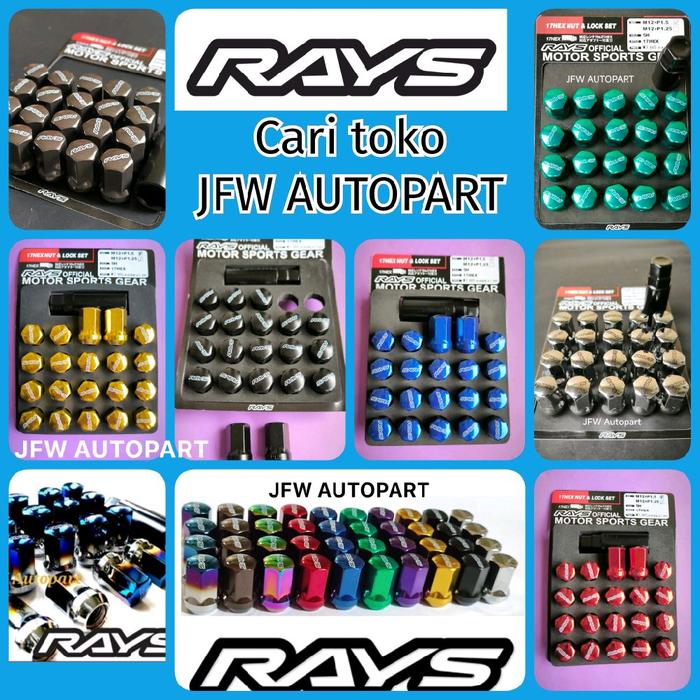 Mur Roda Racing Rays 32mm Baut Racing