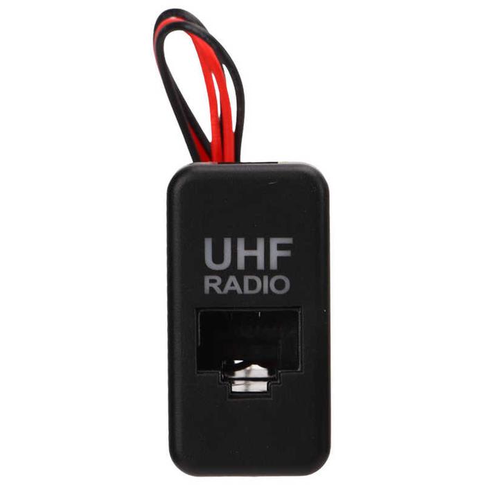 RJ45 Socket UHF Radio Switch Panel Socket Blue LED for Car