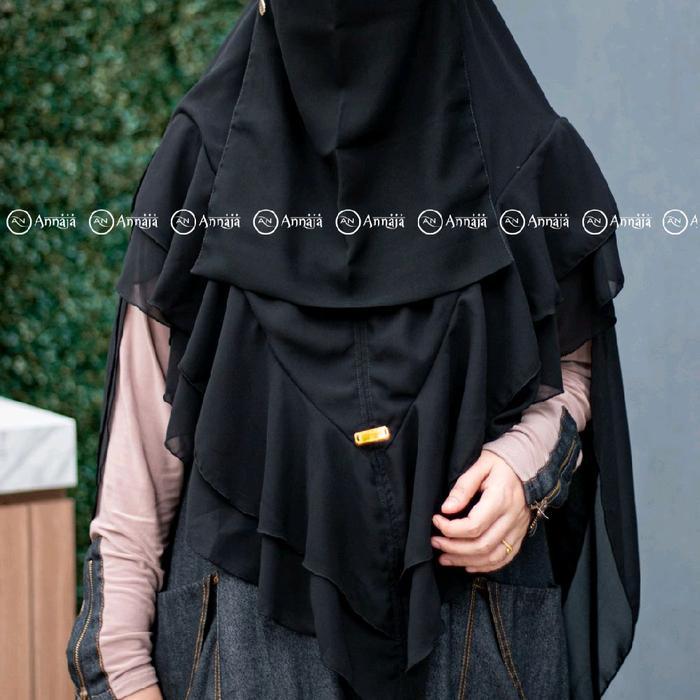 Khimar ceruty babydoll jilbab temboro