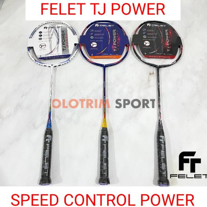 Raket Badminton FELET TJ POWER SPEED CONTROL TECH TjPower Original