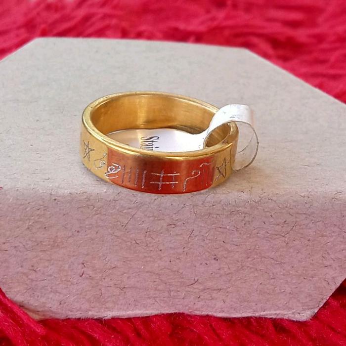 cincin titanium rajah sulaiman gold