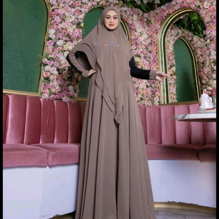 gamis syari basic sarkis syari premium
