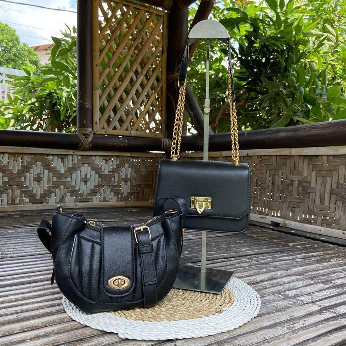 baru BELI LOKAL DeltaMode 2 PCS TAS BUNDLING WANITA - TAS SELEMPANG