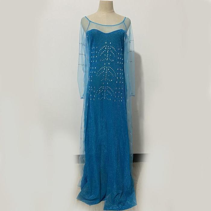 BAJU PUTRI ELSA DEWASA FROZEN