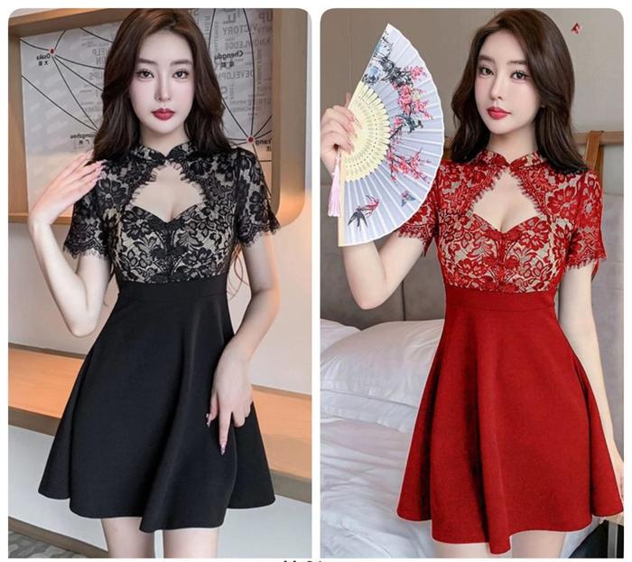 BOO - Yifei Lace Cheongsam Dress