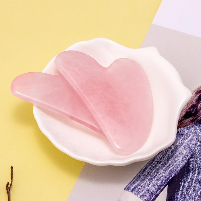 Gua Sha - Guasha Wajah - Gua Sha Original - Rose Quartz