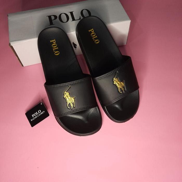 Sandal Slop Polo Terbaru/Sandal Slide Elegan/Sandal Slip On Grade Ori Pria/Wanita