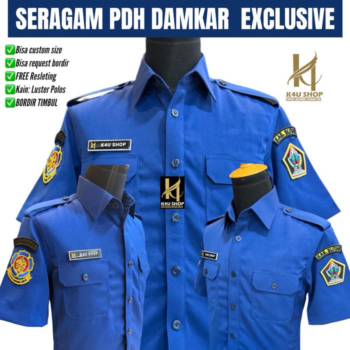 TERBARU!!! Seragam PDH Damkar Exclusive Laki Ataupun Wanita
