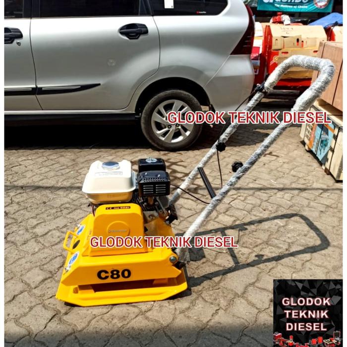 STEMPER KODOK TIGON TG C80 + Mesin 6.5 HP / PLATE COMPACTOR TIGON TGC80