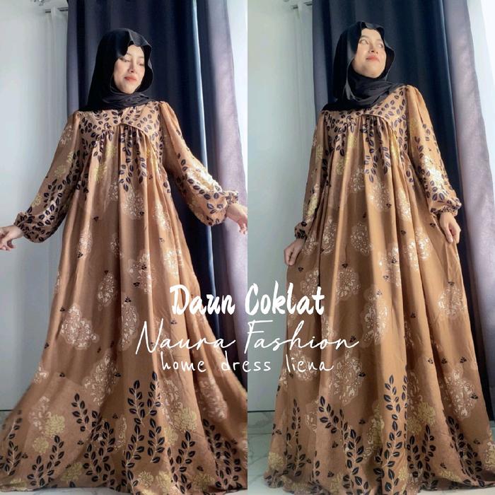 Gamis Rayon Liena Bahan Rayon Motif/Daster Rayon / Gamis Rayon Motif Jumbo Adem
