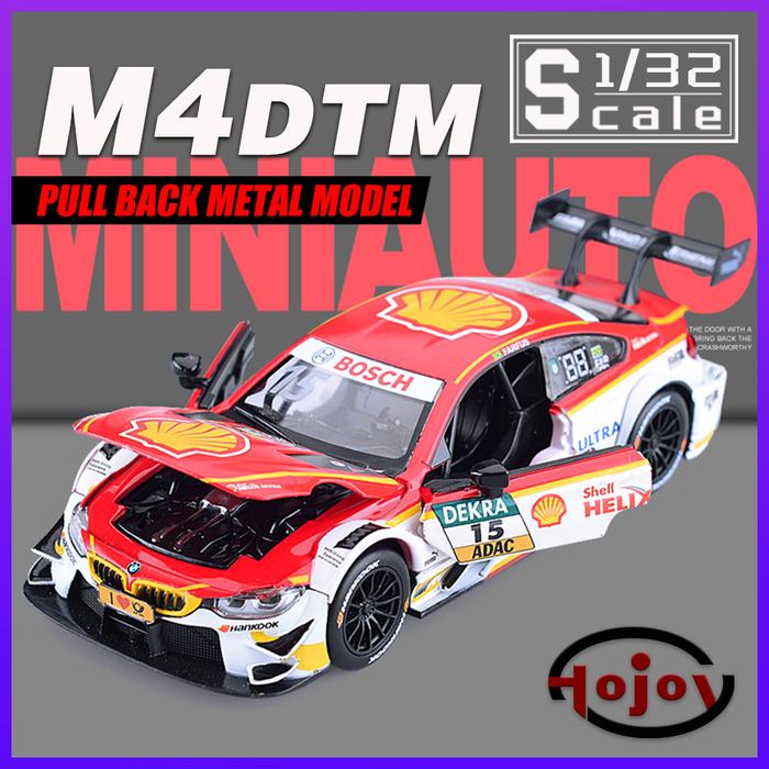 Scale 1/32 BMW M4 DTM Racing Edition Metal Diecast Alloy Toys Cars