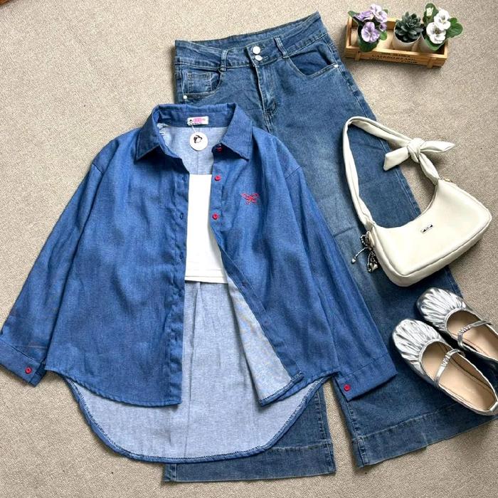 HRT KAMEJA CHOLE SOFTJEANS BORDIR PITA