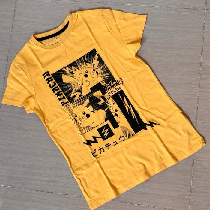 Kaos / Atasan / Shirt M&S Pokemon Anak Laki-laki / Kaos Pokemon Anak - Preloved