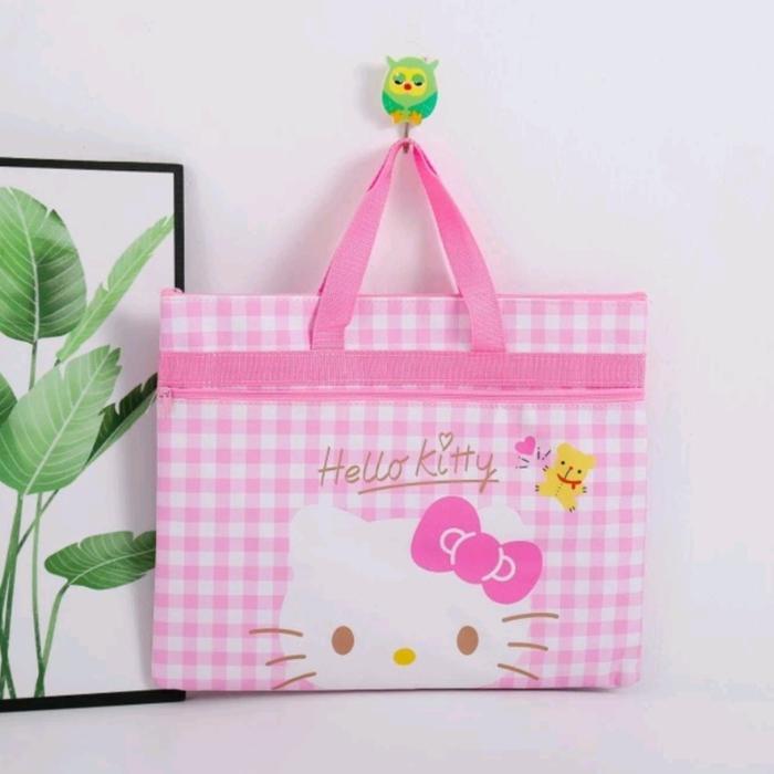 tas kursus anak tote bag,folder bag,tas folder dokumen anak