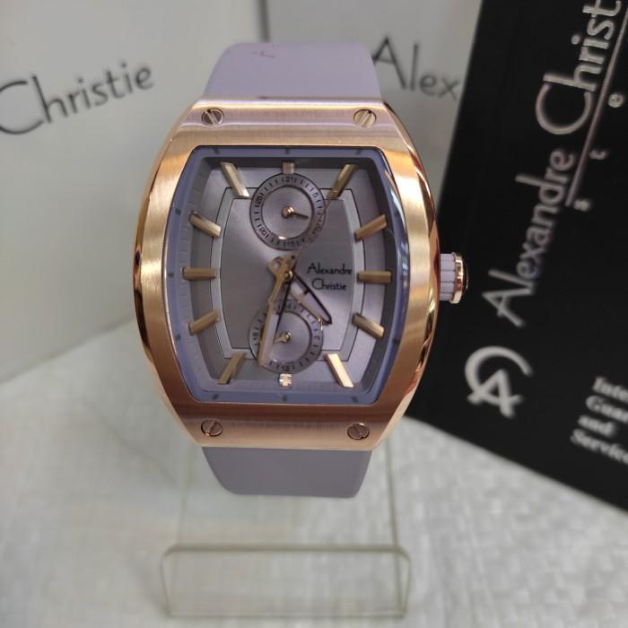 Jam Tangan Wanita ORIGINAL Alexandre Christie Ac 2944 BF Rubber