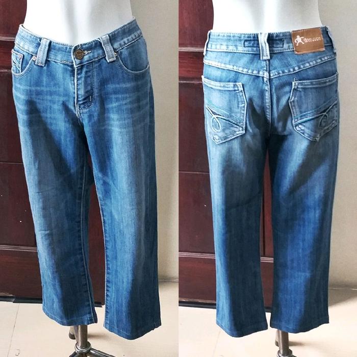 CELANA JEANS 7/8 IMPORT T2000 BLUE JEANS