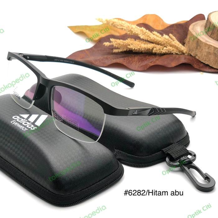 frame kacamata pria sporty adidas 6282 Half Frame Grade Original