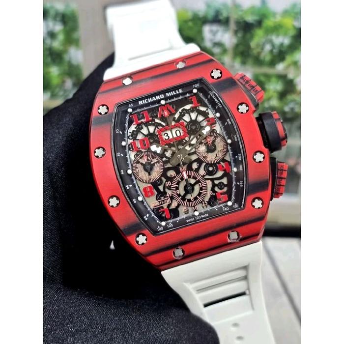 Richard Mille RM 011 Felipe Massa Red Carbon Chronograph Automatic