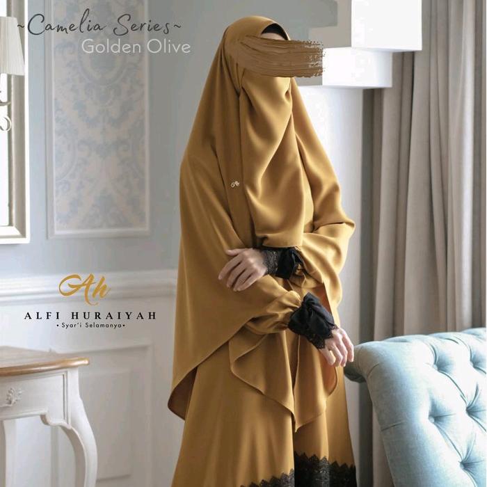Dahlia by Alfi Huraiyah (Gamis Branded / syari / kekinian)