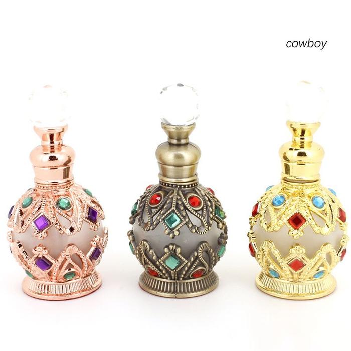 [COW] 15ml Vintage Aromatherapy Essential Oil Parfum Botol Kosong