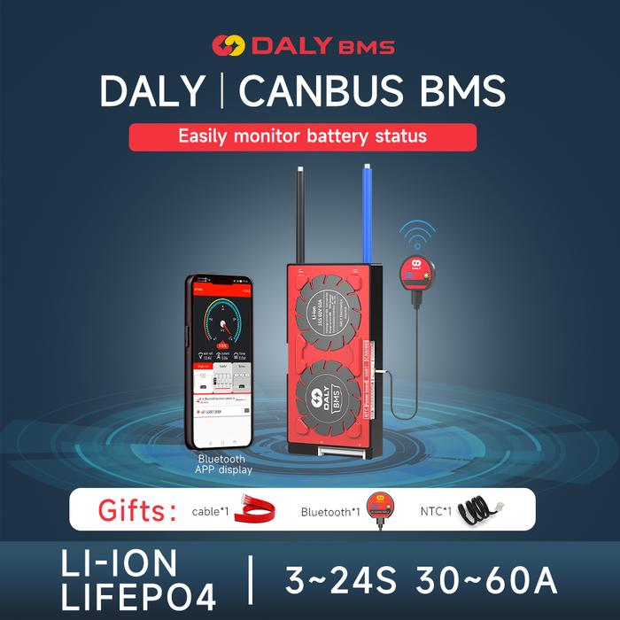 Daly 18650 smart battery BMS Lion LiFepo4 BMS 3S 4S 7S 10S 12S 13S