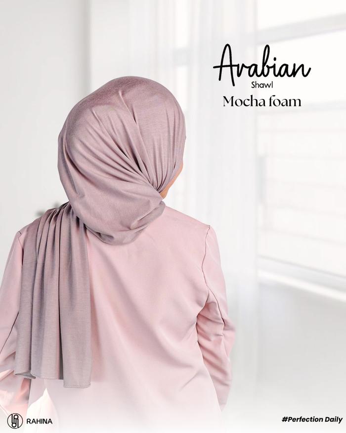 Rahina Indonesia - Arabian Shawl Rahina Pashmina Rayon Premium