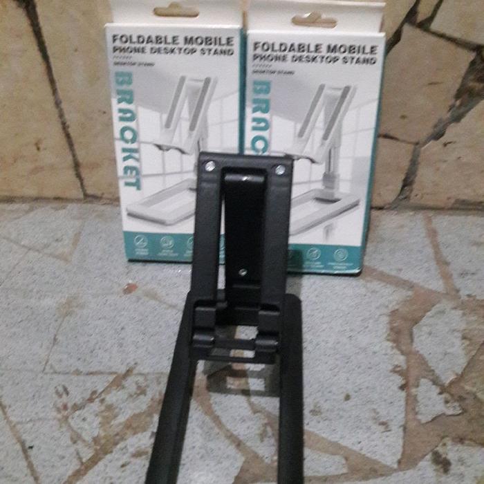 Bracket HP Lipat untuk Ponsel dan Desktop Foldable Mobile Phone Desktop Stand