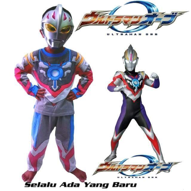 ASLI Setelan Anak Kostum Ultraman ORB Bonus Topeng READY STOCK