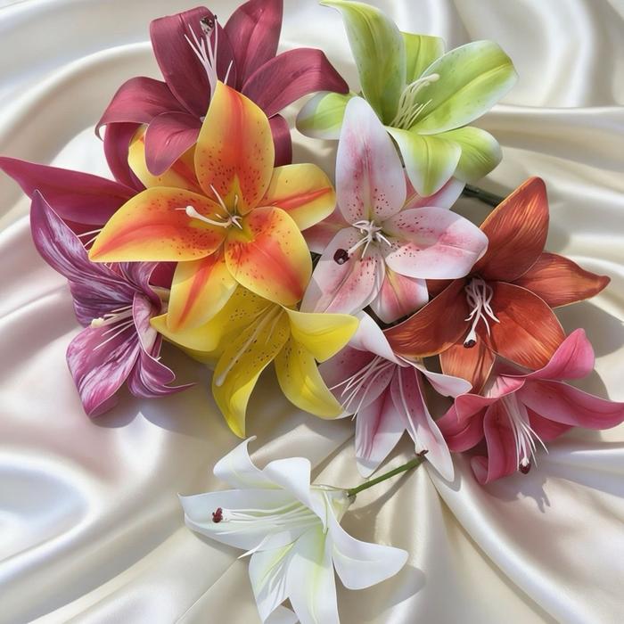 ￼Cucuk Lily Premium / tusuk lily hairdo sanggul / bunga lili untuk hairdo sanggul bali / Hairdo styl