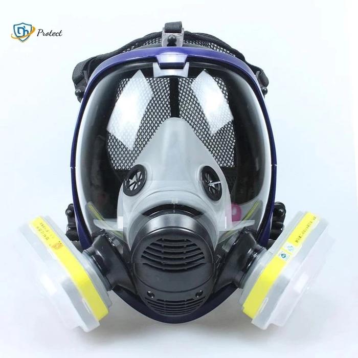 Gas mask 6800 7 in 1 6001 gas mask acid dust mask gas mask paint