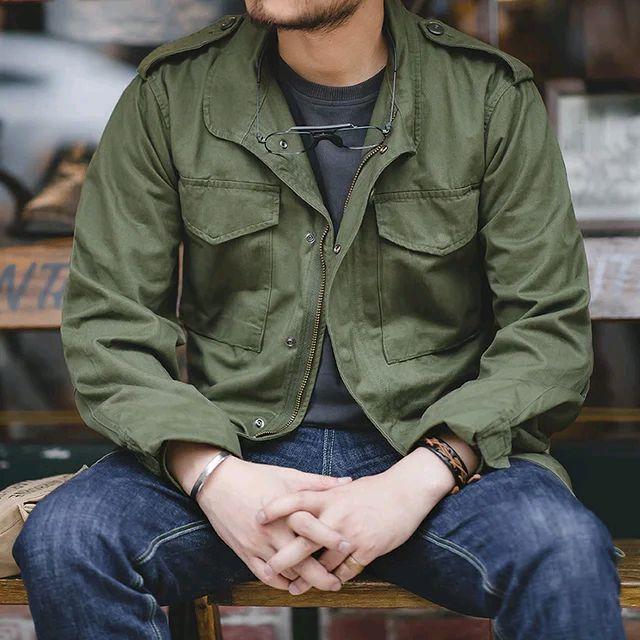 RUMMIISME. Jaket Parka Pria Keren M65 Jaket Keren Trendy Kualitas Terbaik Katun Army jacket