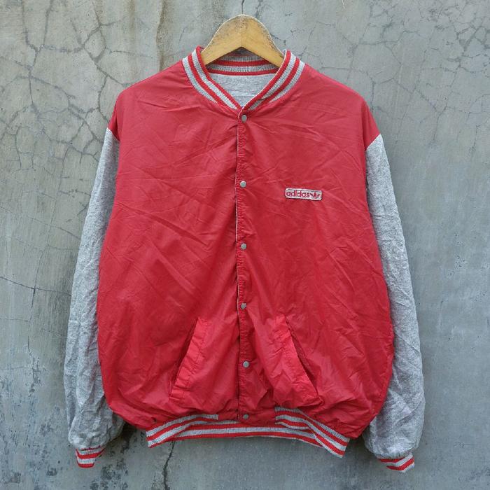 jaket adidas varsity reversible vintage second