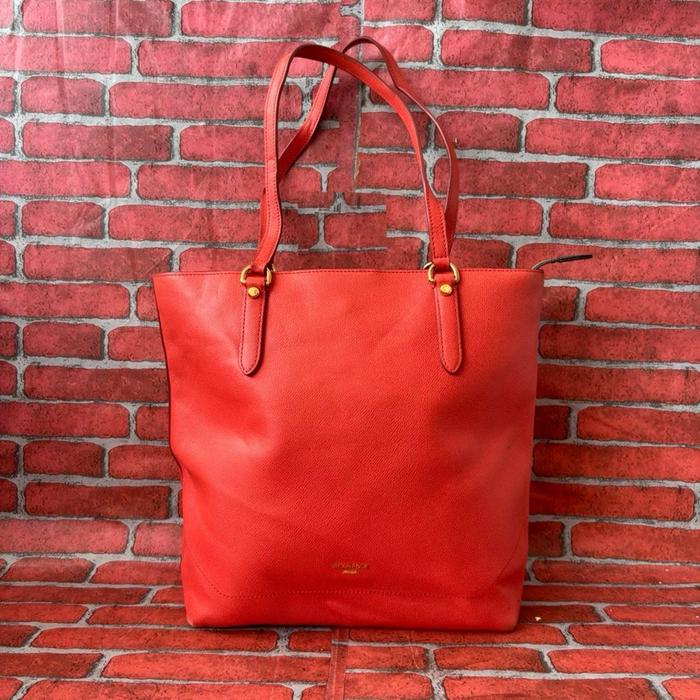 TAS TOTE BEANPOLE WANITA KULIT ASLI SECOND BRANDED ORANGE / TAS TOP HANDLE WANITA BP KULAS