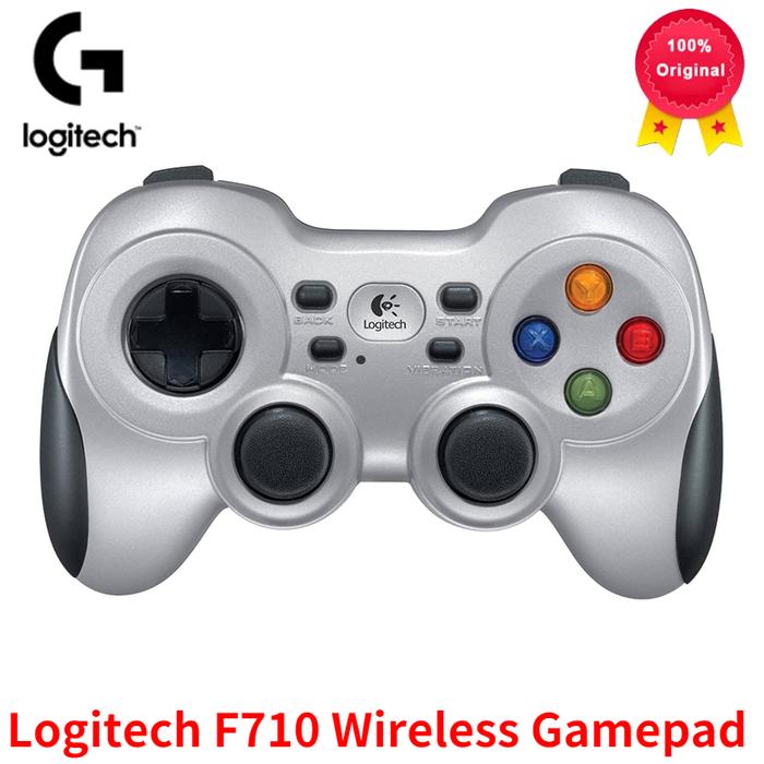 Logitech F710 Wireless Gamepad | Dual Vibration Motors Support