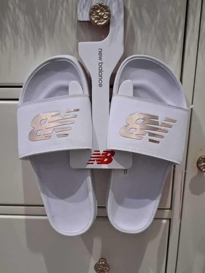 Sandal New Balance - Women New Slides 200 (A/W) Original White