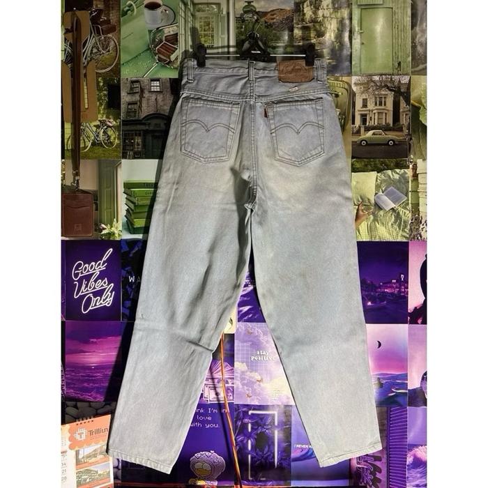 Lea Blue Washed Baggy Jeans Size 29 Preloved