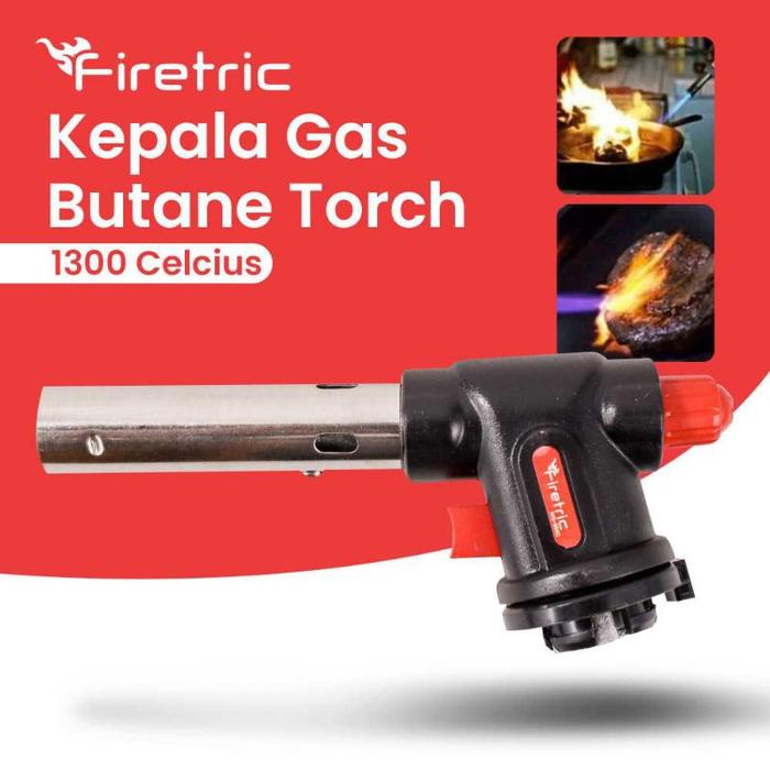 Firetric Kepala Gas Butane - Flame Gun Torch 1300 Celcius - WS-504C