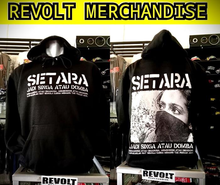 hoody SETARA (jadi singa atau domba)  / hoodie setara / hoodie band setara / hoodie punk / hoodie ba