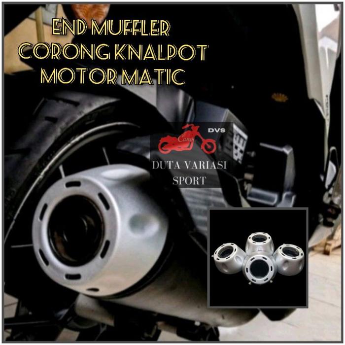 End Muffler Corong Knalpot Matic Universal