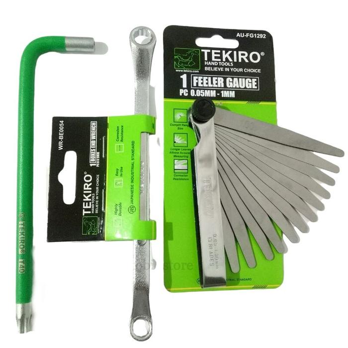 Kunci Stel Klep Tekiro 3 pcs - Kunci Stelan Klep Tekiro 3 Pcs - Fuller Tekiro