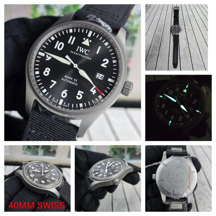 IWC Pilot Swiss Automatic Movement Top Gun IW3269 Black Dial