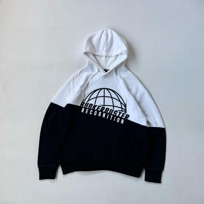 Hoodie Bunker Buster Black White