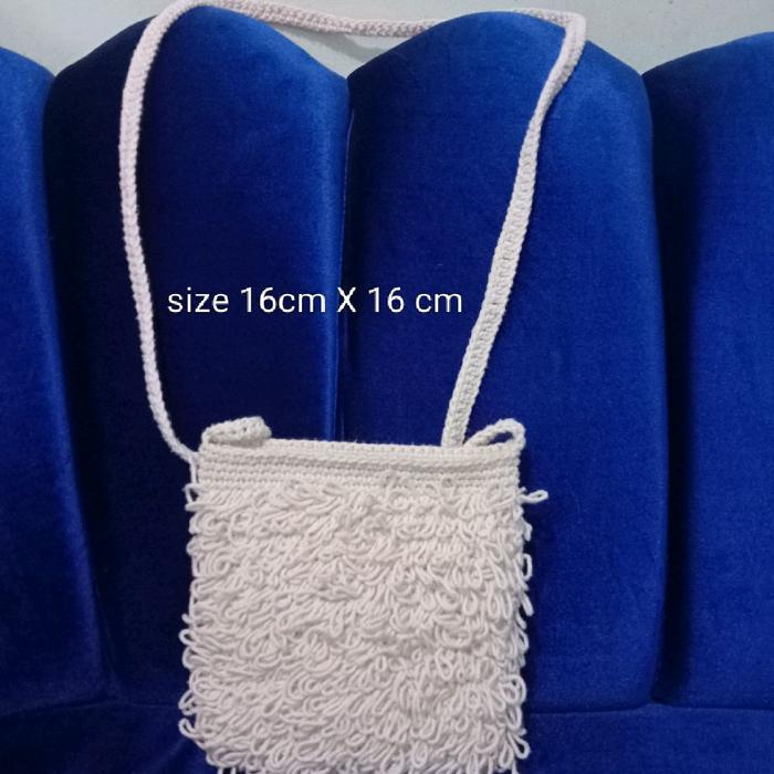 Tas sling wanita rajut unik/sling hp mini