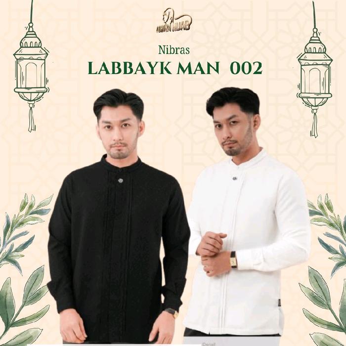 NIBRAS LABBAYK MAN 002 / KOKO NIBRAS / NIBRAS PRIDE / KOKO HITAM / KOKO PUTIH / KOKO SIMPLE