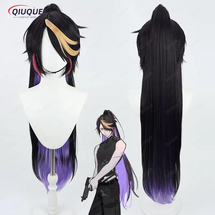 New! VTuber NIJISANJI ShuYamino Cosplay Wig Shu Yamino Long Wig Heat