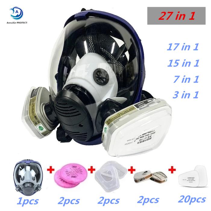 Working chemical gas mask, 6800 full face mask, respirator, full face