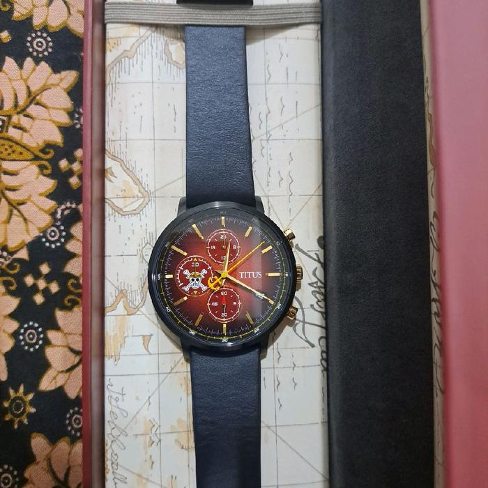 jam tangan solvil et titus luffy one piece limited edition baterai swiss fullset baru gress  alba se