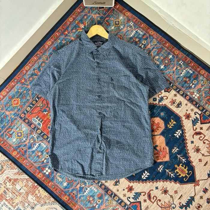 KEMEJA PENDEK HAZZYS BLUE SECOND